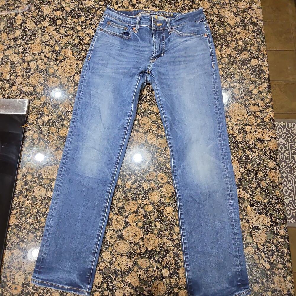 American Eagle Outfitters Extreme Flex Jeans Womens 28x28 Blue Cotton Skinny Leg